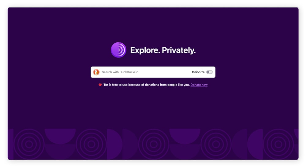 Vous pouvez accéder aux liens Dark Web sur le navigateur Tor.