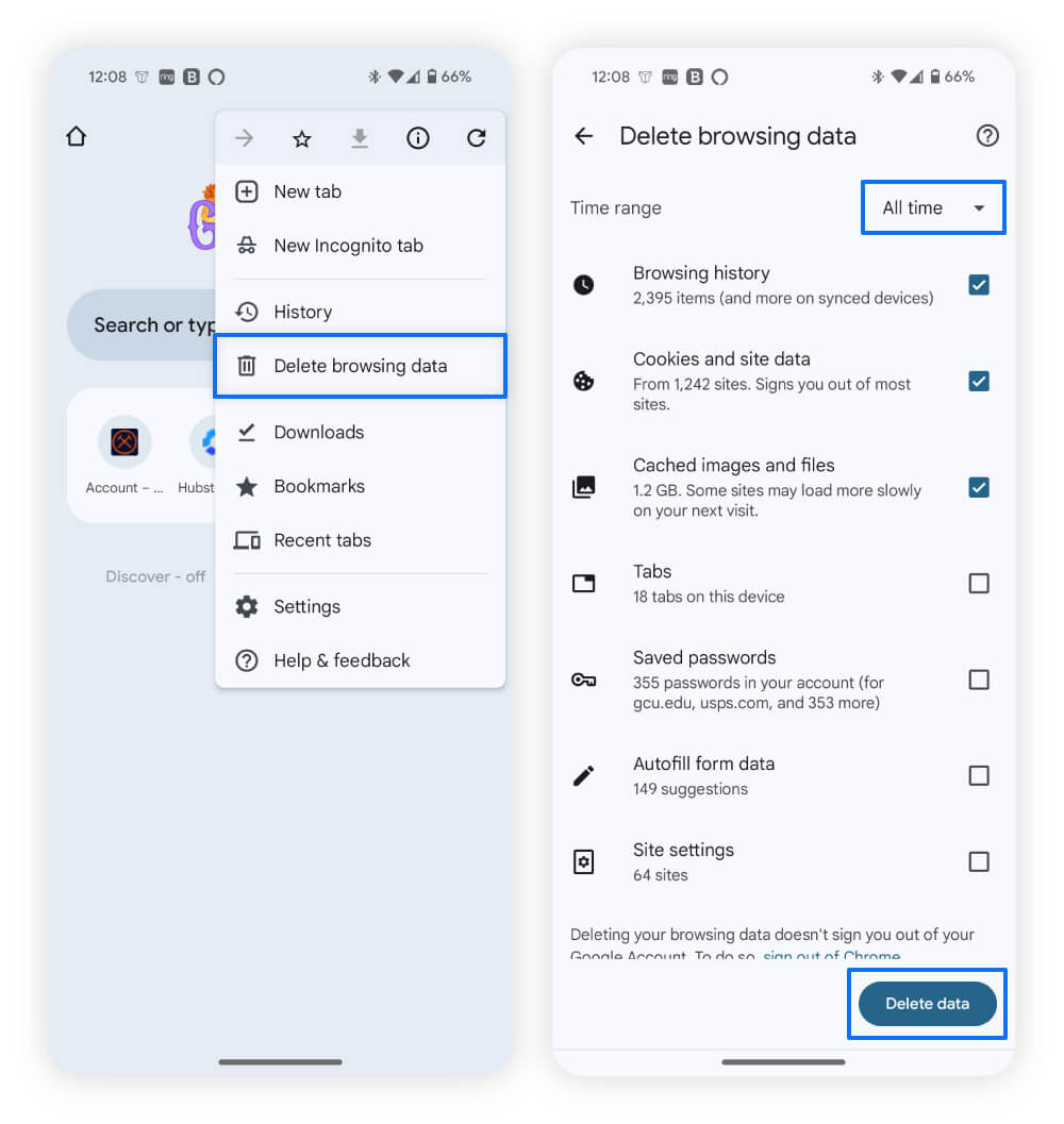 Comment vider le cache de votre navigateur pour supprimer les virus sur les téléphones Android.