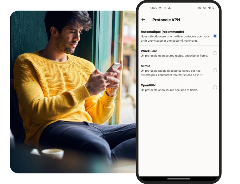 L'installation de Norton Secure VPN pour Android permet de chiffrer votre trafic